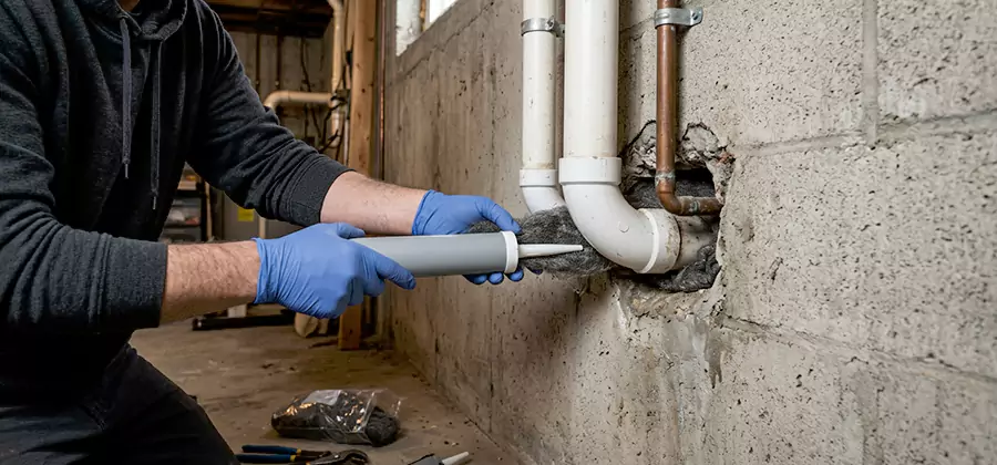 Mouse Proofing Pipes in Redan