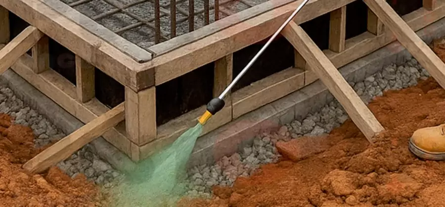 Foundation Slab Termite Treatment in Redan