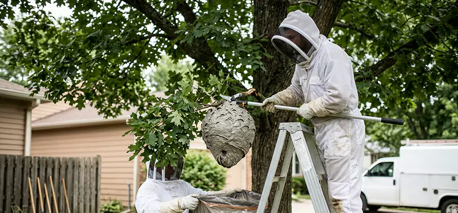 Wasp Nest in Tree Removal Redan